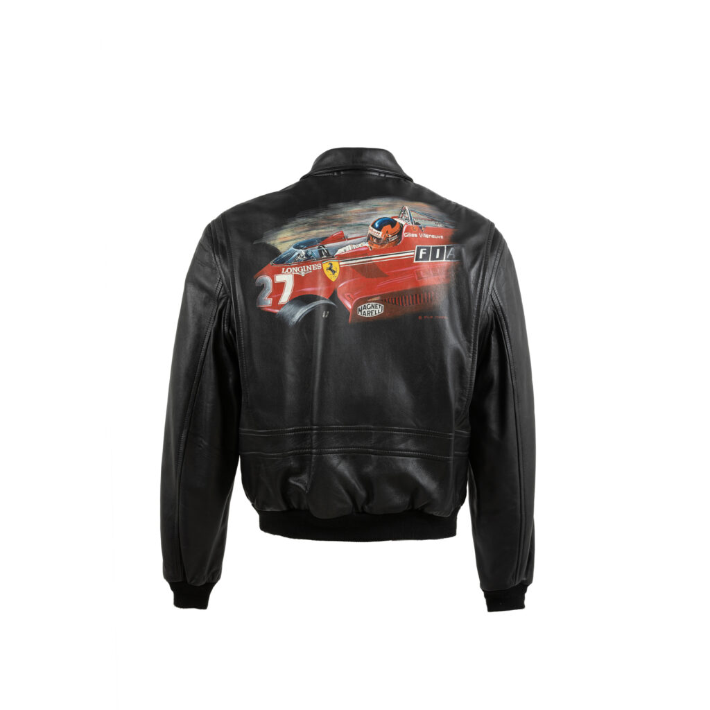 USAAF Peint - Vintage - Cuir glacé - Couleur noir