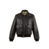 USAAF Peint - Vintage - Cuir glacé - Couleur brun foncé