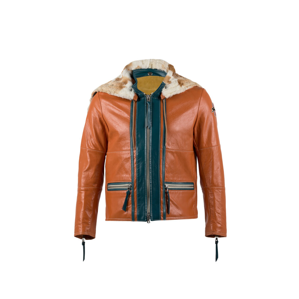 Chapalac - Lacquered leather - Orange color