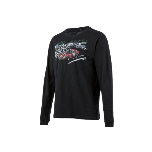 T-shirt GTO - Jersey de coton - Peint à la main - Couleur noir