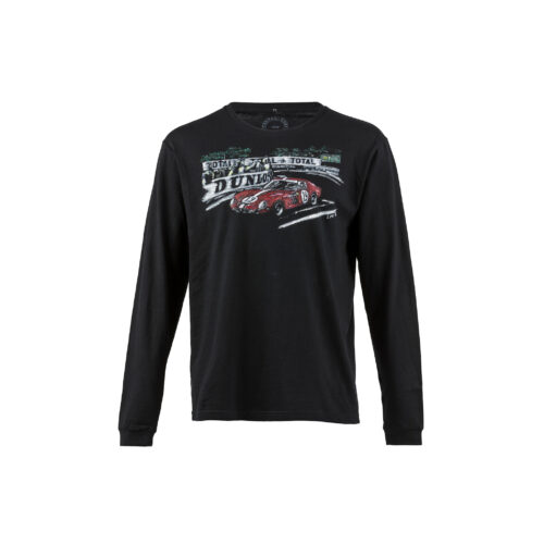 T-shirt GTO - Jersey de coton - Peint à la main - Couleur noir