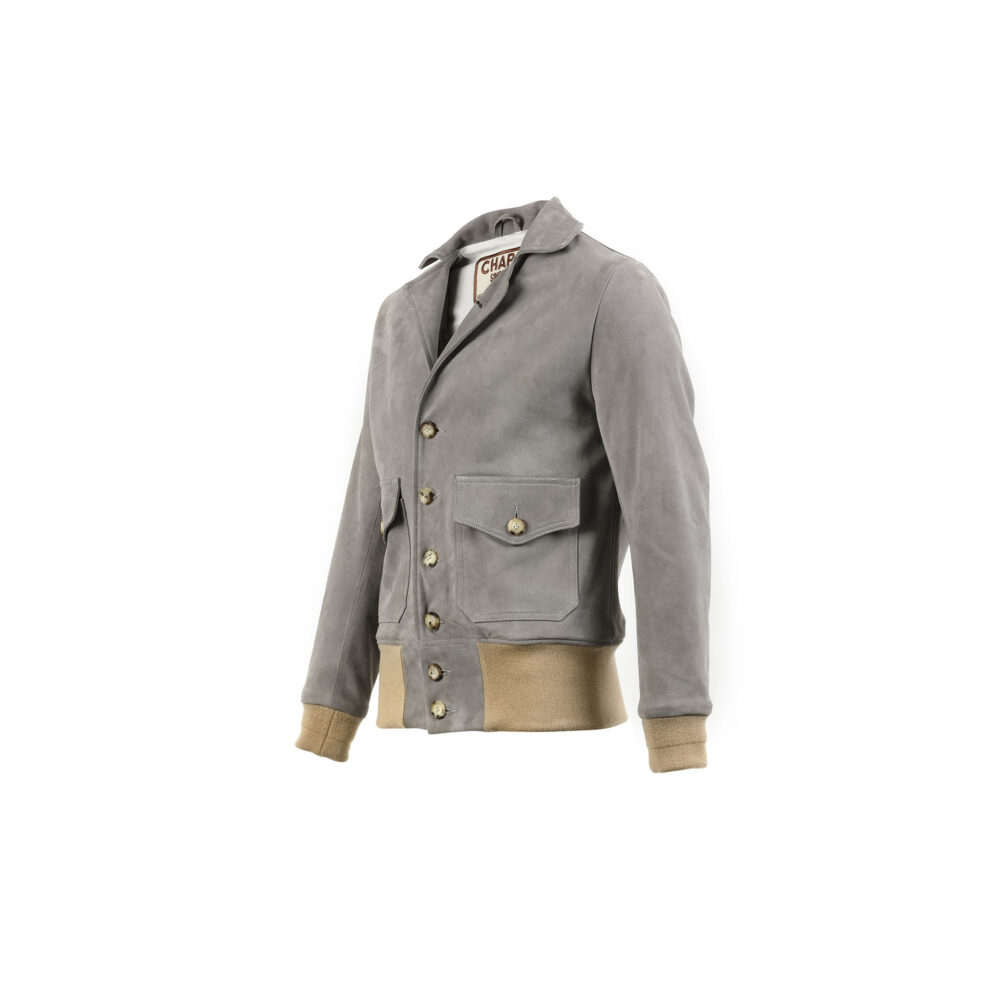 AE 1932 - Vintage - Cuir velours - Couleur gris