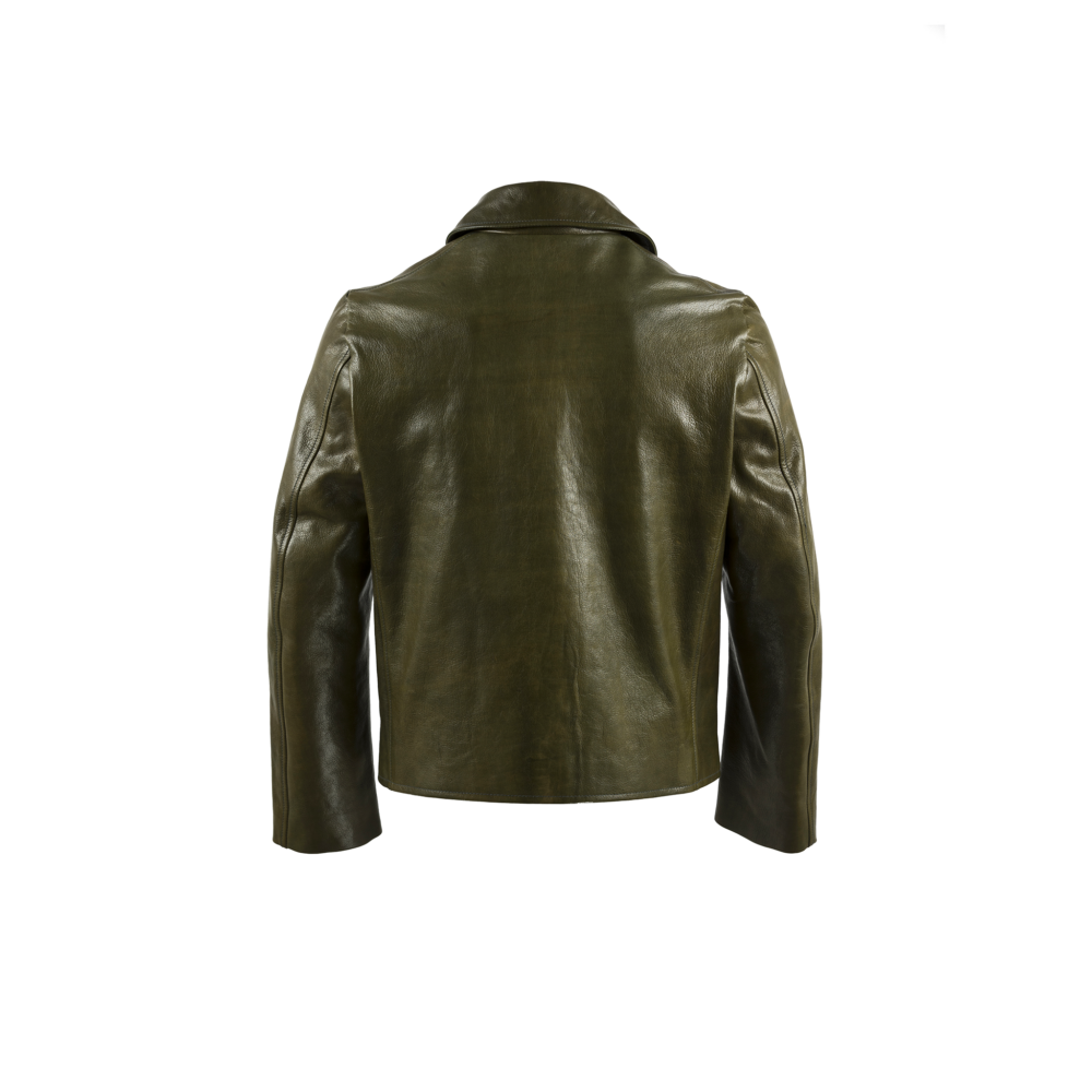 Vegetal 2 - Vegetal tanned leather - Green color