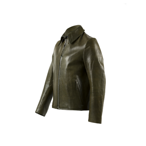 Vegetal 2 - Vegetal tanned leather - Green color