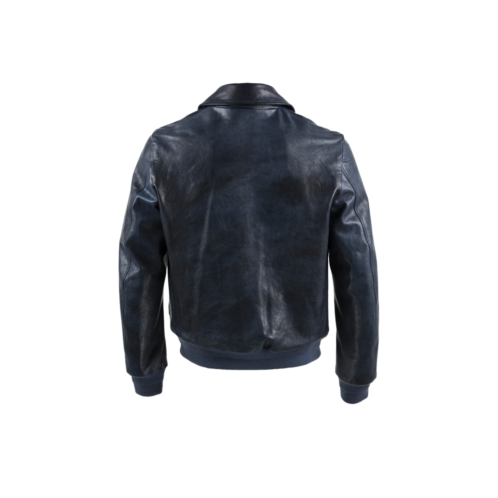 Vegetal 1 - Vegetal tanned leather - Blue color