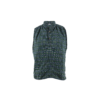 Chemise Sans Manches - Popeline de coton - Couleurs bleu et vert