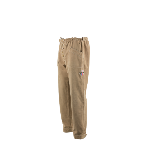 Pantalon Pilote - Vintage - Gabardine de coton - Couleur beige