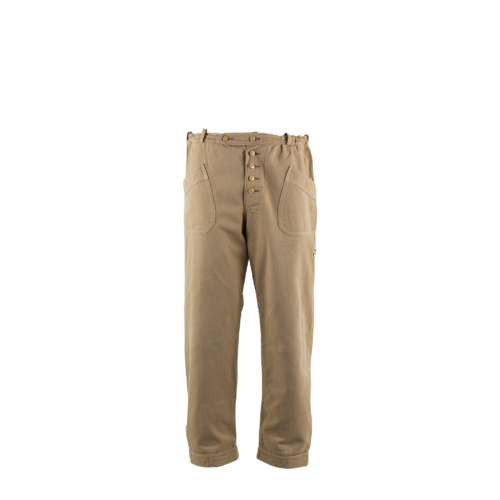 Pantalon Pilote - Vintage - Gabardine de coton - Couleur beige