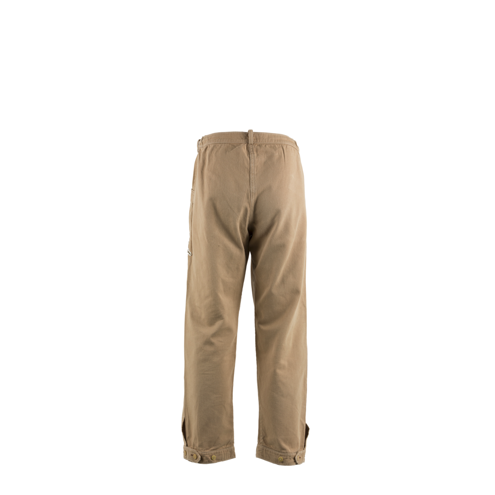 Pilot Pants - Vintage - Cotton gabardine - Beige color