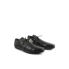 Painted Dress Shoes - Vintage - Glossy leather - Black color