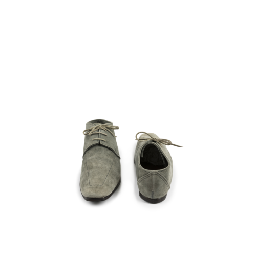 Dress Shoes - Vintage -Suede leather - Grey color