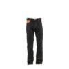 Jeans Teatro - Vintage - Toile denim et cuir glacé - Couleur orange