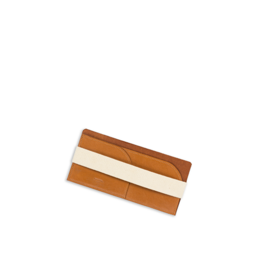 Card Holder - Vintage - Vegetal leather - Tan color