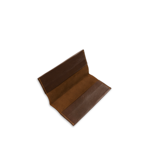 Document Folder - Vintage - Glossy leather - Brown color