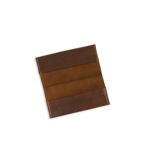 Document Folder - Vintage - Glossy leather - Brown color