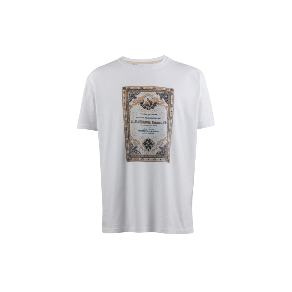 T-shirt Centenaire 1832-1932 - Jersey de coton - Couleur blanc