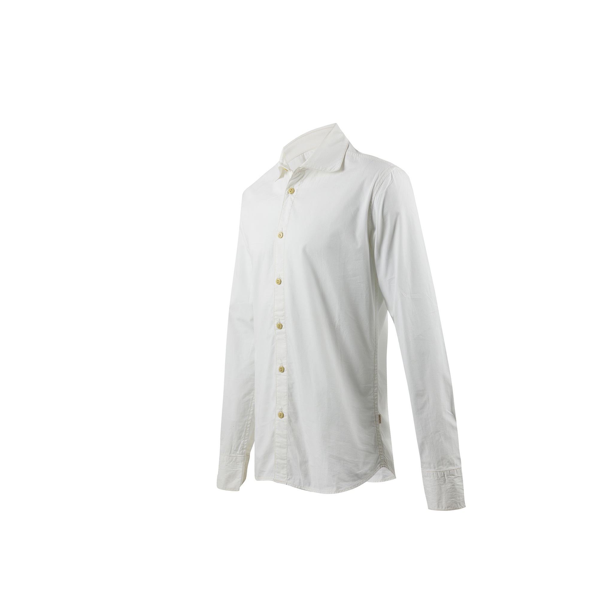 Chemise Femme - Vintage - Popeline de coton - Couleur blanc