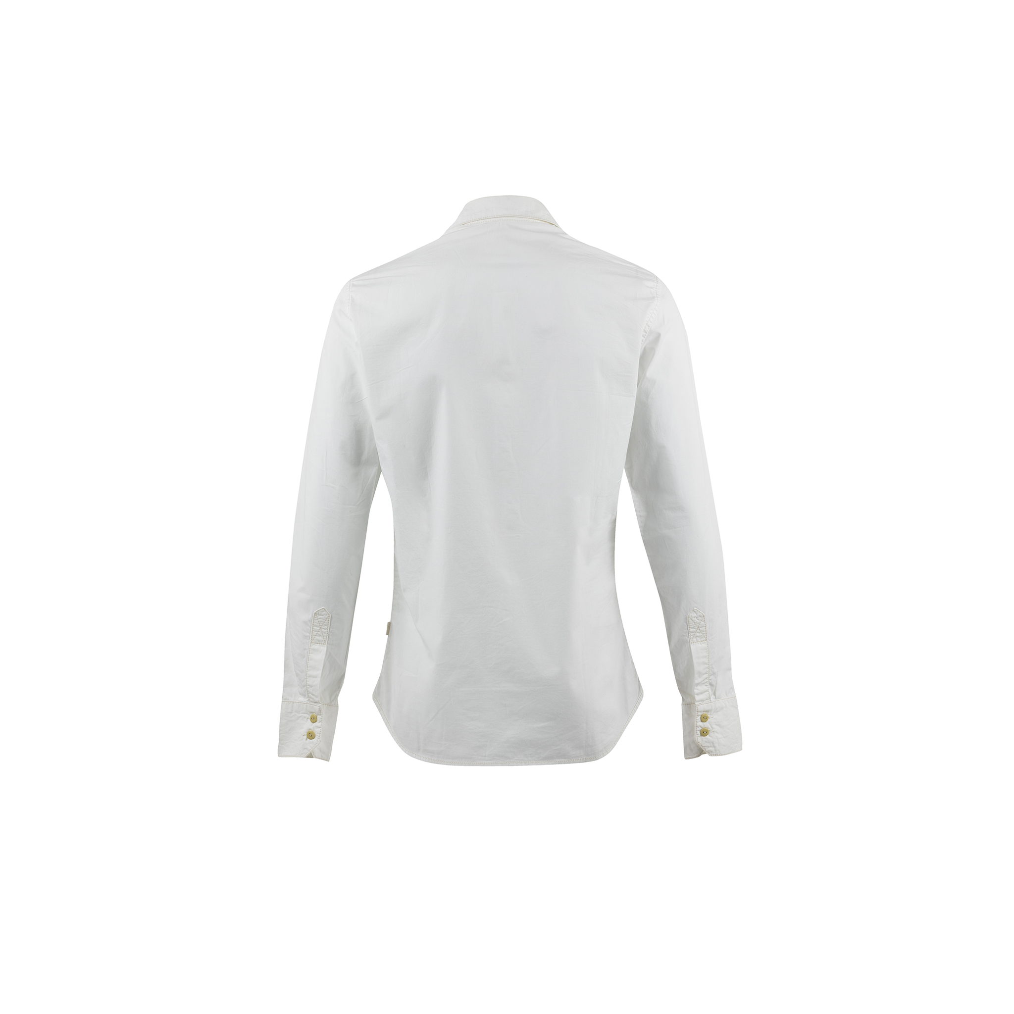 Chemise Femme - Vintage - Popeline de coton - Couleur blanc