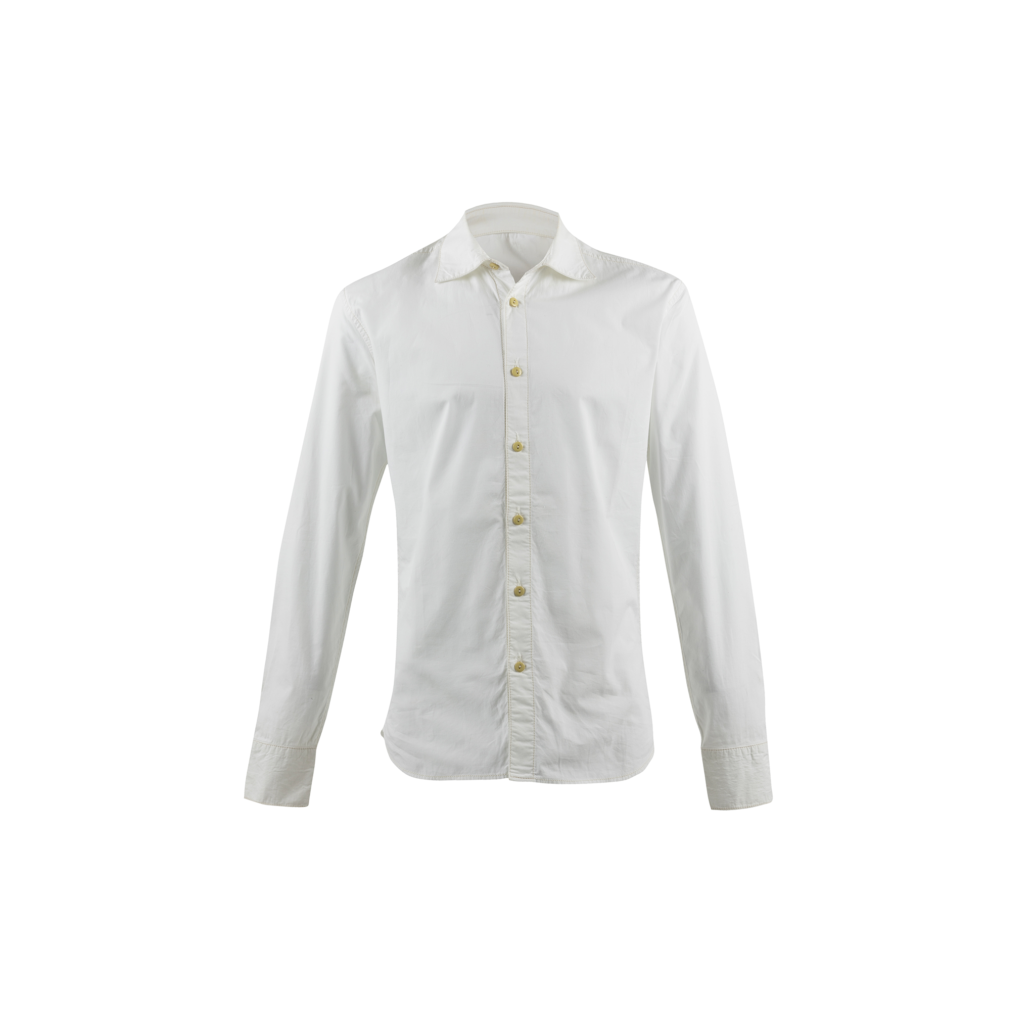 Chemise Femme - Vintage - Popeline de coton - Couleur blanc