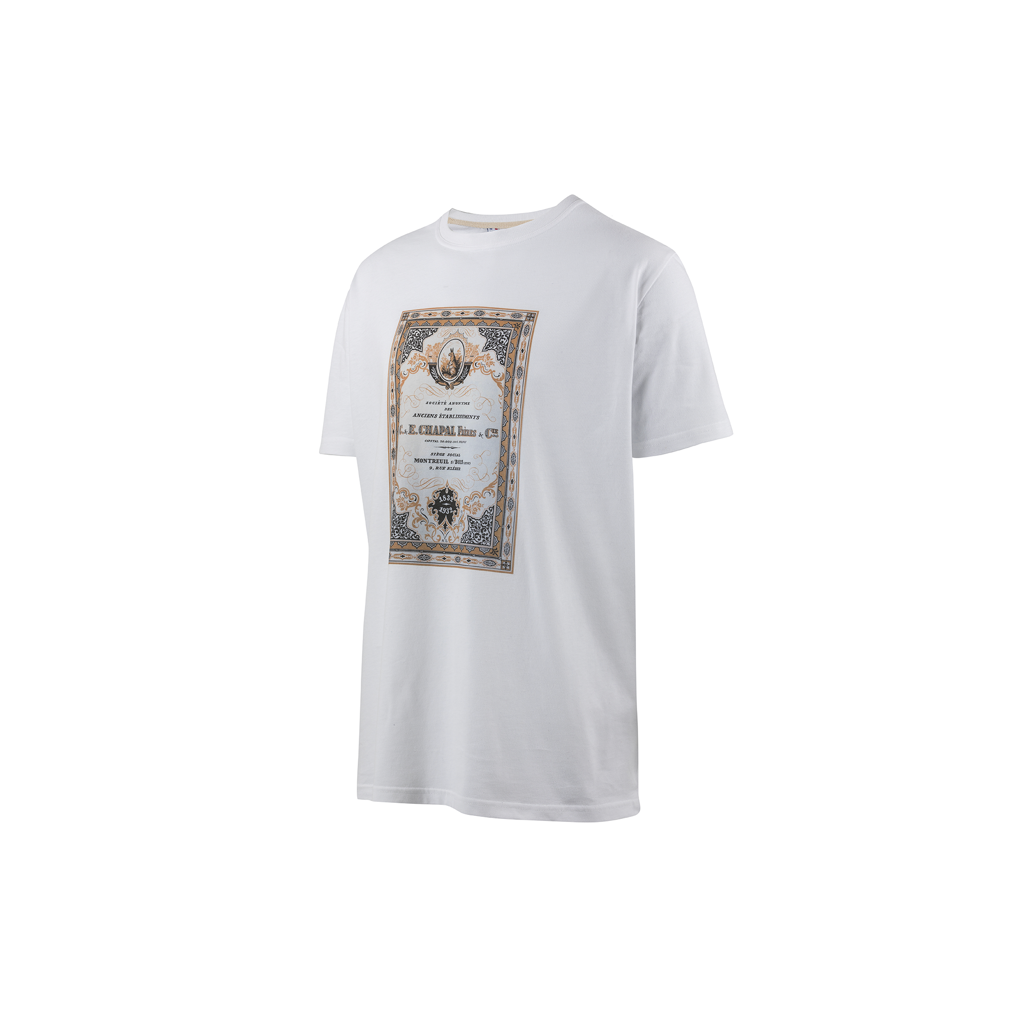 T-shirt Centenaire 1832-1932 - Jersey de coton - Couleur blanc