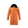 Cardigan 3/4 - Vintage - Merino wool - Orange color
