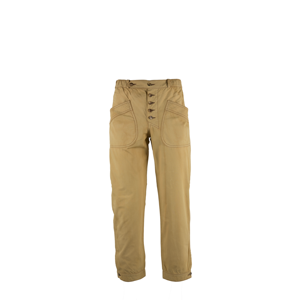 Pantalon Pilote - Vintage - Popeline de coton - Couleur doré
