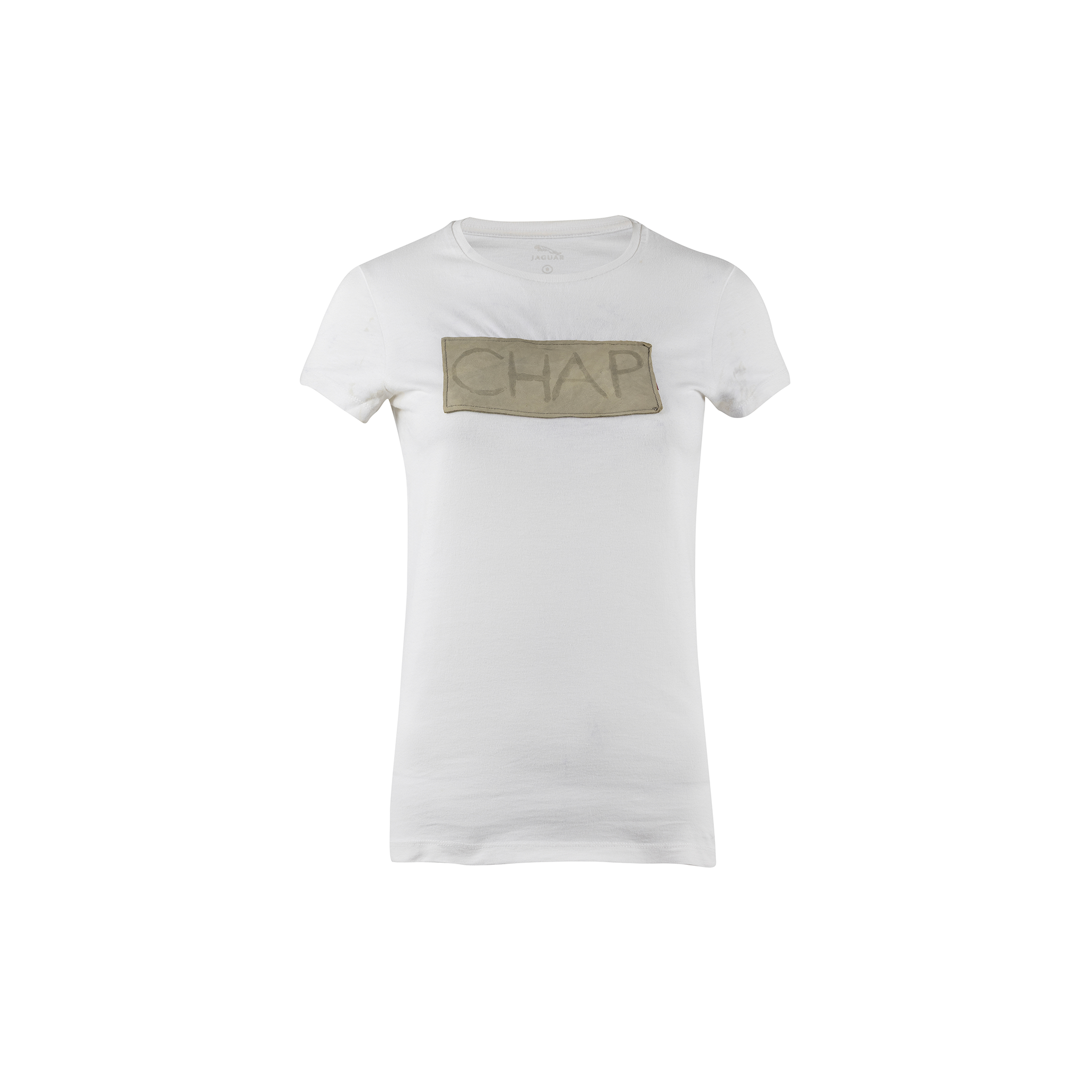 Chap T-shirt - Vintage - Combed cotton jersey - White color