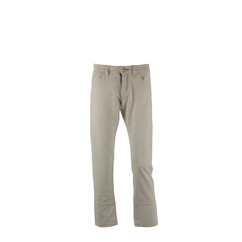 Pantalon Femme - Vintage - Gabardine de coton - Couleur écru