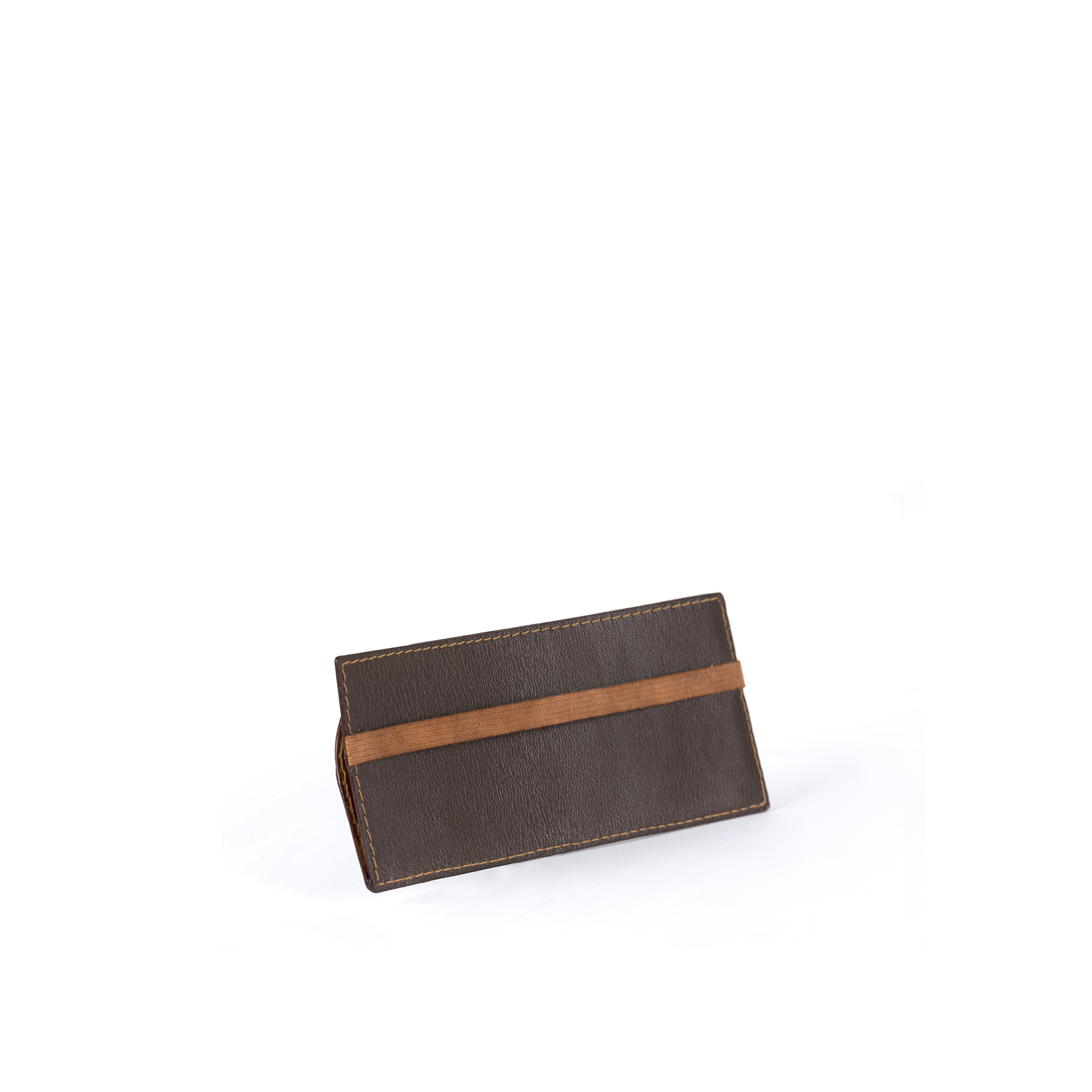 Porte-Carte - Vintage - Cuir végétal - Couleur brun