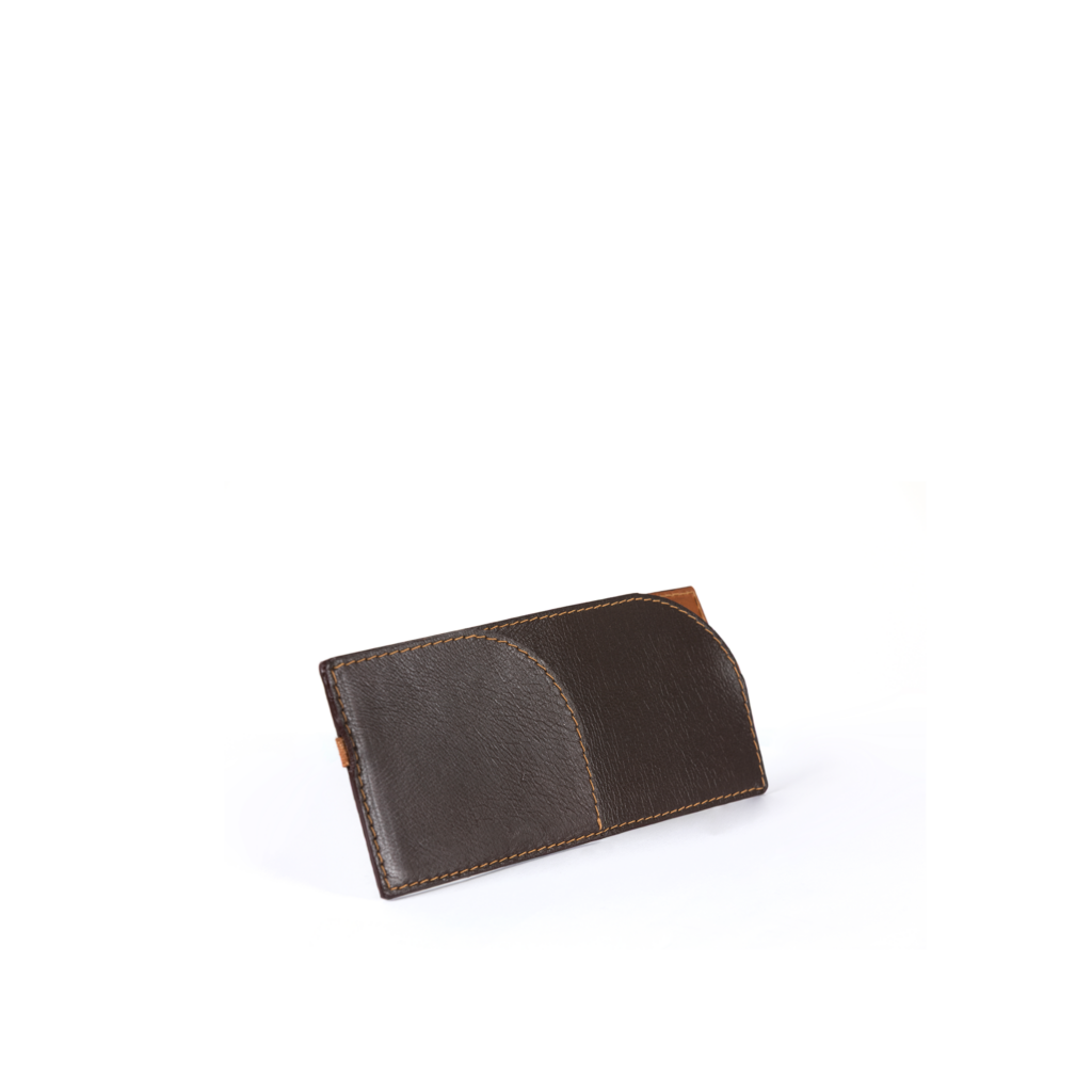 Card Holder - Vintage - Vegetal leather - Brown color