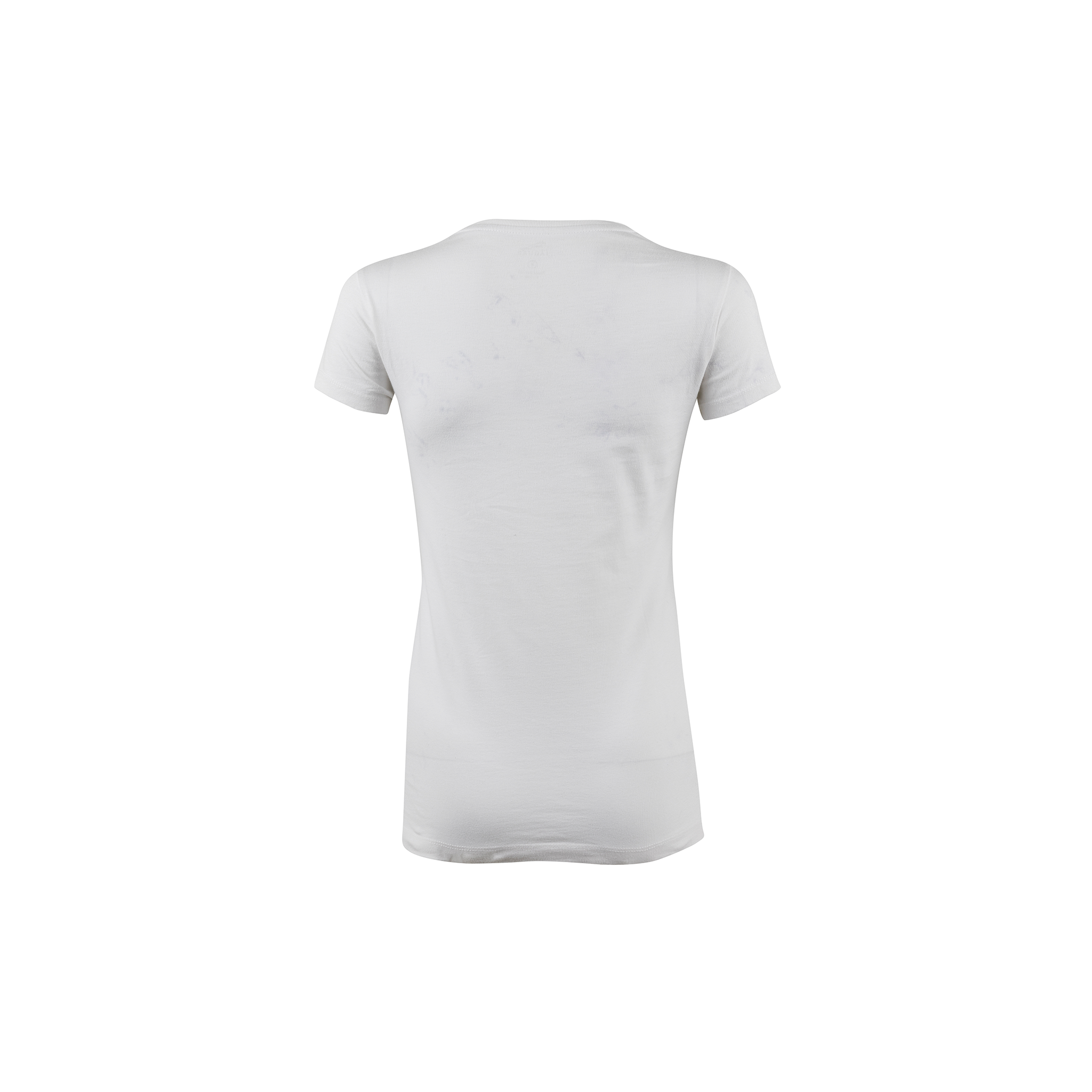 Chap T-shirt - Vintage - Combed cotton jersey - White color